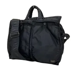 ポーター タンカー ヘルメットバッグ 2WAY ブラック ナイロン メンズ PORTER【AFE11】