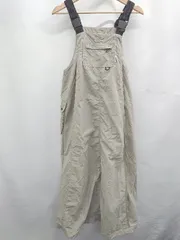 ◇ ⊂ ANME アンメ 多機能ナイロンジャンパースカート 膝下丈 ワンピース サイズL グレー系 レディース E  【1507080013337】