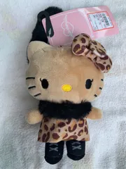 新品　Availハローキティ　日焼け　豹柄　マスコットチャーム　アベイル