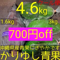 【700円off】沖縄県産 バナナの花1.6kg+青パパイヤ３kg計約4.6kg【クール便】1/4
