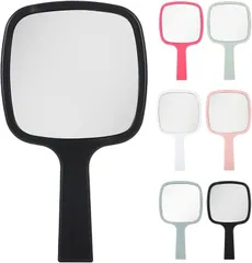 fogman 手鏡 ハンドミラー(ブラック,  Mサイズ)