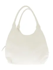 Bienco ビアンコ グレインレザーハンドバッグ ホワイト