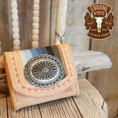 cooone(コーン)：セラーペ ラグ 二つ折り ウォレット