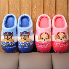 ✨新品✨ キッズスリッパ パウパトロール チェイス スカイ 男の子 女の子 PAW PATROL ルームシューズ 室内履き あったかボア 子供用 スリッパ 防寒 ふわふわ 可愛い キャラクター 部屋履き 17.5 19 20 21.5