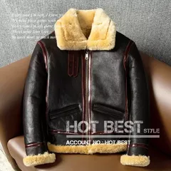 シープスキン 復刻30's USAF TYPE B-3 ムートン フライトジャケット ギフト メンズ 革ジャン ボマー ボンバー ラム 羊革