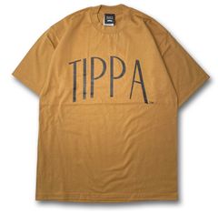 【TPL™️】“TIPPA”ヘビーウェイトTシャツ マスタード×ブラック L
