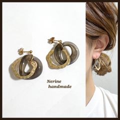 ハンドメイド　ピアス　イヤリング