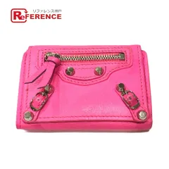 BALENCIAGA バレンシアガ　二つ折り財布 折り財布 ウォレット ピンク バレンシアガ 三つ折り財布 キャッシュ ミニ財布 ピンク レディース