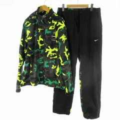 エフシーレアルブリストル F.C.Real Bristol FCRB NIKE ナイキ Storm-Fit Warm Up Jacket pant  セットアップ 上下 トラックジャケット パンツ ナイロン 迷彩 カモフラ柄 M ブラック グリーン イエロー 