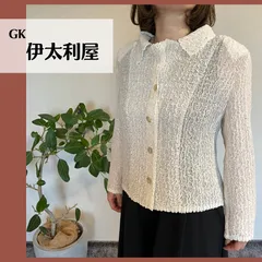 中古・古着通販】伊太利屋 (イタリヤ) 総柄ジップジャケット