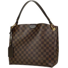 【在庫一掃】 ルイ・ヴィトン Louis Vuitton グレースフル PM 肩掛け ワンショルダー ショルダーバッグ ダミエ ブラウン N44044 レディース 【中古】