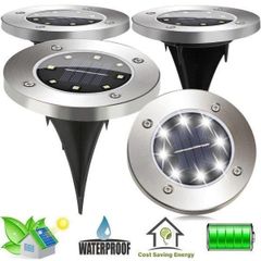 3個セット　8LED ソーラースポットライト　ガーデンライト ソーラー 防水