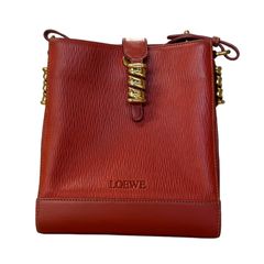 LOEWE   ショルダーバッグ ベラスケス   レッド レザー