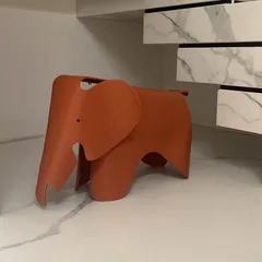 イームズエレファントスツール　レアックジャパン　エレファントスツール1/12 イームズ エレファント スツール ピンク ぞう