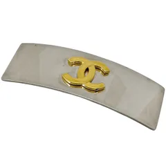 シャネル CHANEL ココマーク バレッタ 髪留め 髪飾り バレッタ メタル シルバー ゴールド レディース 【中古】