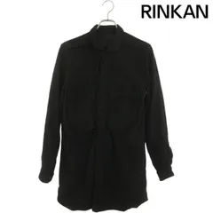 【美品】rick owens 21ss IT 46 ラリーシャツ 黒 RICK OWENS - 【25SS】ラリー フォグポケット スナップボタン