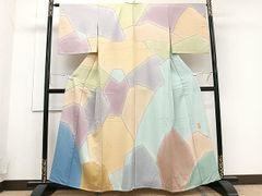 平和屋着物▽上質な小紋 単衣 草花文 正絹 逸品 DAAU6389sf - メルカリ 