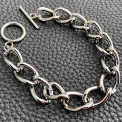 クロム マンテル シルバー オーバー ブレスレット