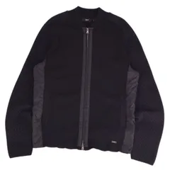 美品 ヒューゴボス HUGO BOSS ジャケット ジップアップ ニット ウールのサムネイル