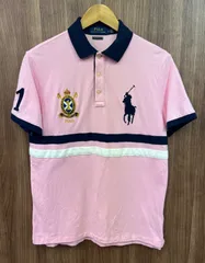 【SALE】POLO RALPH LAUREN   ポロ ラルフローレン　ポロシャツ　デカロゴ　ビックロゴ　半袖　鹿の子