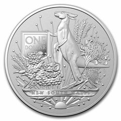 [保証書・カプセル付き] 2022年 (新品) オーストラリア「コート オブ アームス 紋章・ニューサウスウェールズ州」純銀 1オンス 銀貨