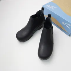 Dansko Frankie オイルドブラック 38 サイドゴアブーツ Frankie Black Oiled – Dansko