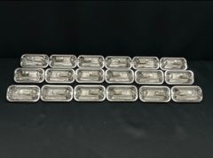 板橋用品製作所　S-80DXST　18個　クリア　白　角マーカー　電球式　24V6W　ガラス 前開きタイプ レトロ デコトラ　かまぼこ　車高灯 　トラックショップASC
