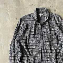【アメリカ製、シャツジャケット】エンジニアードガーメンツ古着ネペンテス長袖S位multi design shirt jacket  総柄　ユニセックス