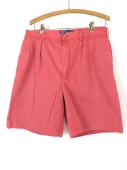古着 Polo Ralph Lauren 「TYLER SHORT」 タック チノ ショーツ ショート パンツ ピンク W33 古着