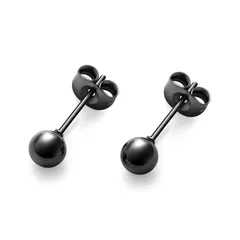【迅速発送】ピアス レディース サージカルステンレス ボールピアス 丸玉 1ペア 2個入り 両耳用 小さめ 大きめ つけっぱなし 男女共用