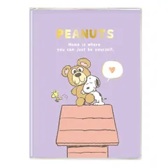 2026年手帳 B6 ブロックウィークリーダイアリー ピーナッツ/ペア