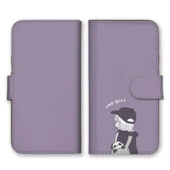 iPhone12 mini  ケース 手帳型 アイフォン12 ミニ スマホケース 携帯ケース キャップ キャップ女子 女の子 韓国 イラスト 可愛い かわいい パンダ くすみカラー カーキ スマホカバー カラー03