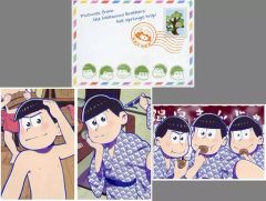 [중고] 캐릭터 카드 (캐릭터) A 여행의 추억 포토 세트 (3 장 세트) [이치 반 쿠지 오소 마츠 씨 ~ 년 소나무의 온천 여행 ~] G 상