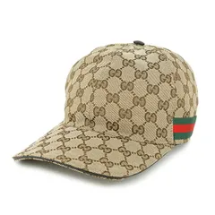 新品 グッチ GUCCI 帽子 ジージーキャンバス ベージュ