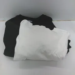 ◇ ⊇ JOURNAL STANDARD relume ロンT ニットカーディガン サイズM ブラック　ホワイト レディース E  【1501230031875】