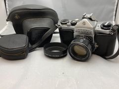 ☆ ASAHI 아사히 PENTAX 펜탁스 Super-Takumar 1:1.8/55＋Standard Lens 1:1.4/50mm 1:1.8-2/55mm 필름 카메라 케이스 첨부