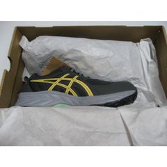 アシックス　asics　トレイルランニングシューズ GEL-VENTURE 9 EXTRA WIDE　メンズ　Graphite Grey　Faded Yellow　サイズ　26