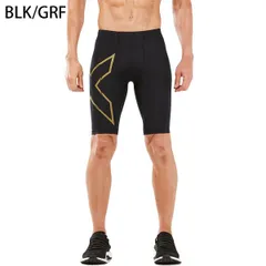 2XU ツータイムズユー メンズ MCS ランコンプショーツ ショートタイツ ランニング マラソン トレーニング ショーツ 着圧 疲労軽減 MA5331B BLK/GRFカラーのサムネイル