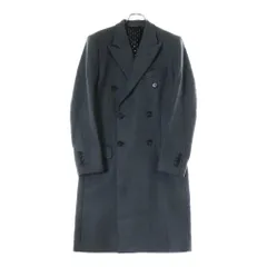DOLCE & GABBANA (ドルチェアンドガッバーナ) ベルト付 カシミヤ ダブルチェスターコート グレー G0683T FU2PCのサムネイル