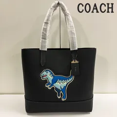 【新品未使用】恐竜刺繍 ボディバッグ　COACH COACH コーチ 恐竜 レキシー ラメ ブラック レザー ボディバッグ