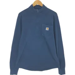 古着 カーハート Carhartt RELAXED FIT ハーフジップスウェットシャツ トレーナー メンズM相当/eaa500499