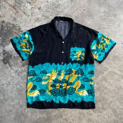 古着 和総柄シャツ アメカジメンズ レディース ヴィンテージ商品番号059