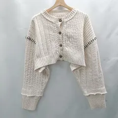 ◇ ⊇ select MOCA セレクト モカ 長袖 カーディガン サイズF アイボリー レディース E  【1503050000475】