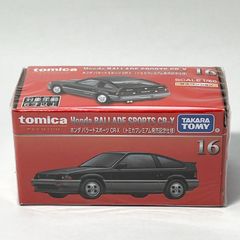 タカラトミー トミカプレミアム 16 ホンダ バラードスポーツ CR-X 発売記念仕様 ミニカー ホンダ Honda 日本車 クーペ  黒 グレー 6歳以上 モデルカー
