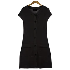 UNTITLED アンタイトル   半袖ワンピース size2/ブラウン系