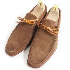 【ドンドン見直し】美品□Santoni/サントーニ BEAMS F別注 14072 スウェードレザー ローファー/モカシン ブラウン 5 イタリア製 メンズのサムネイル