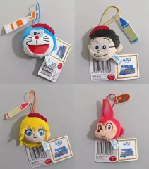 【中古】キーホルダー 全4種セット プチフェイスマスコット(EX) 「映画ドラえもん のび太の絵世界物語」