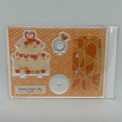 フクヤ 推し活アクリルステージ ウェディングケーキ fukuya オレンジ