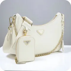 プラダ  ショルダーバッグ レディース PR89137 Re-Edition 2005 サフィアーノレザーバッグ