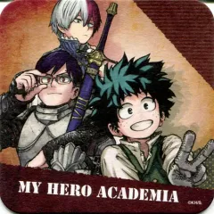 【中古】コースター(キャラクター) 緑谷＆飯田＆轟 「僕のヒーローアカデミア アートコースター」 創刊50周年記念 週刊少年ジャンプ展 VOL.3グッズ